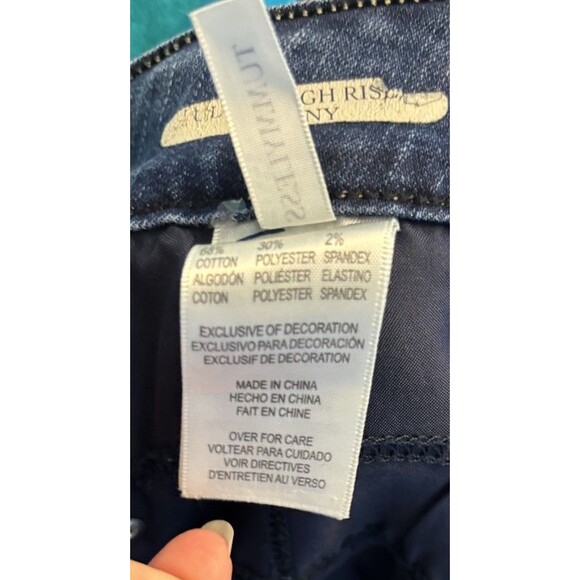Seven 7 Woman’s Jeans Size 14 Ultra High Rise Skinny Blue Tummy Less Length 29 - Picture 6 of 9